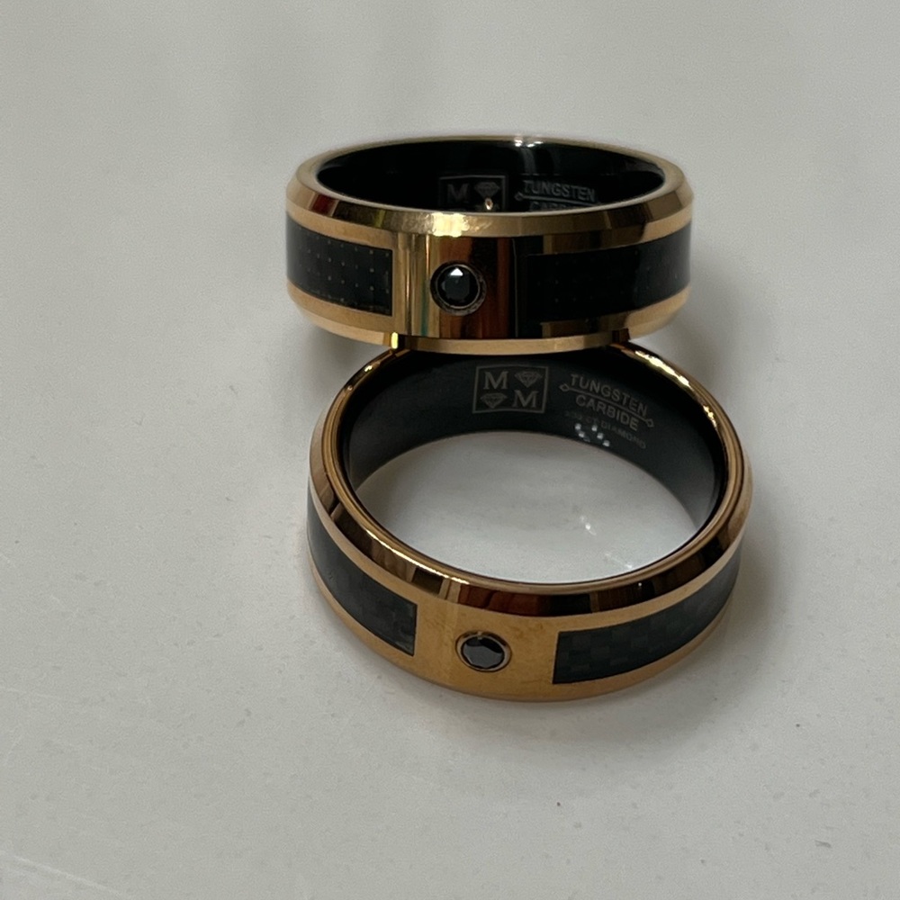 2 pieces Tungsten Carbide Ring for Men